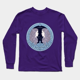 Gemini Zodiac Sign Horoscope Long Sleeve T-Shirt